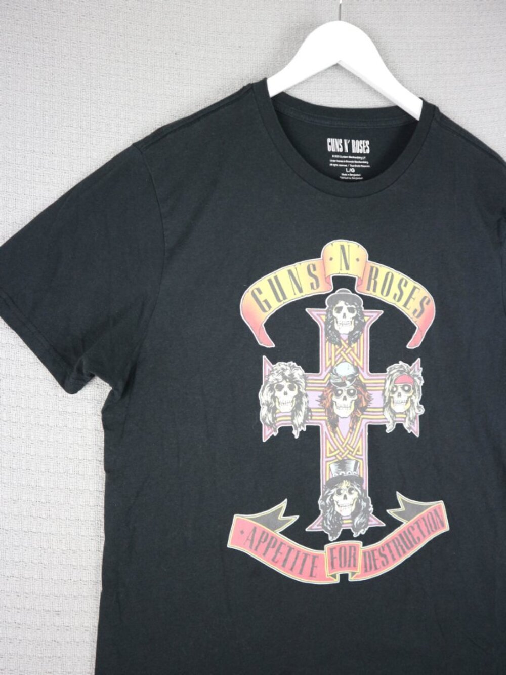 Guns N Roses Appetite For Destruction 1987 Reprint Tee Mens Large 2023 - Picture 4 of 7